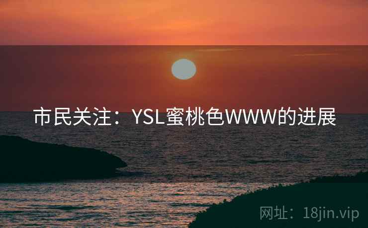 市民关注：YSL蜜桃色WWW的进展